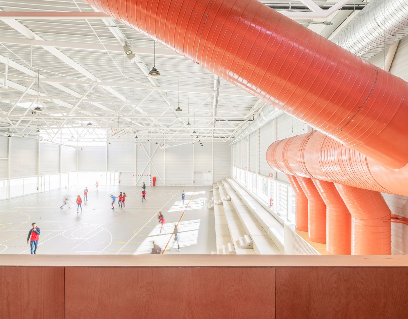 OAOB Arquitectura设计的多功能体育馆丨西班牙马德里-43