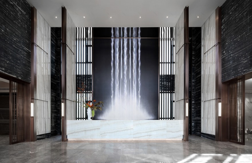 温润如玉,郑州宝龙珑玺售楼处设计-12