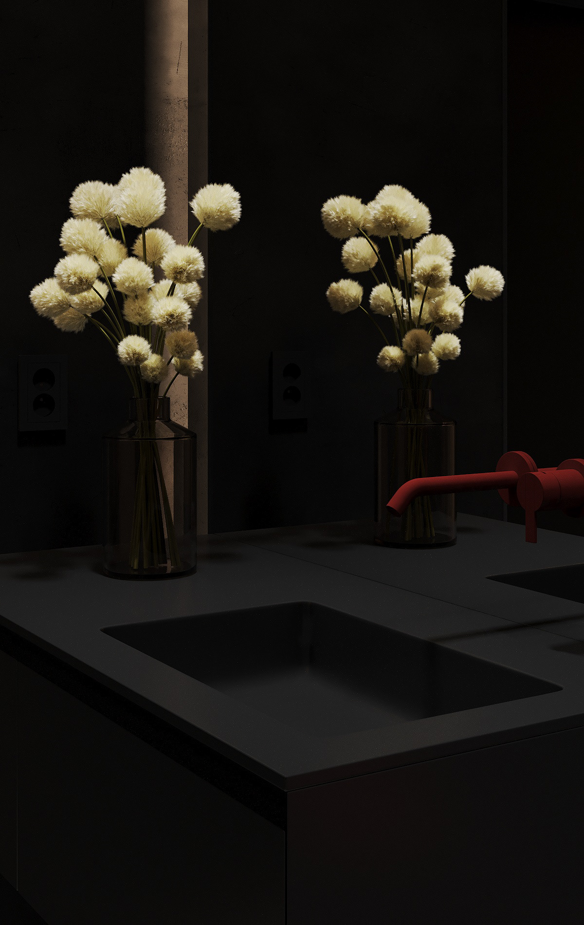 高级灰与墨绿的完美搭配-24