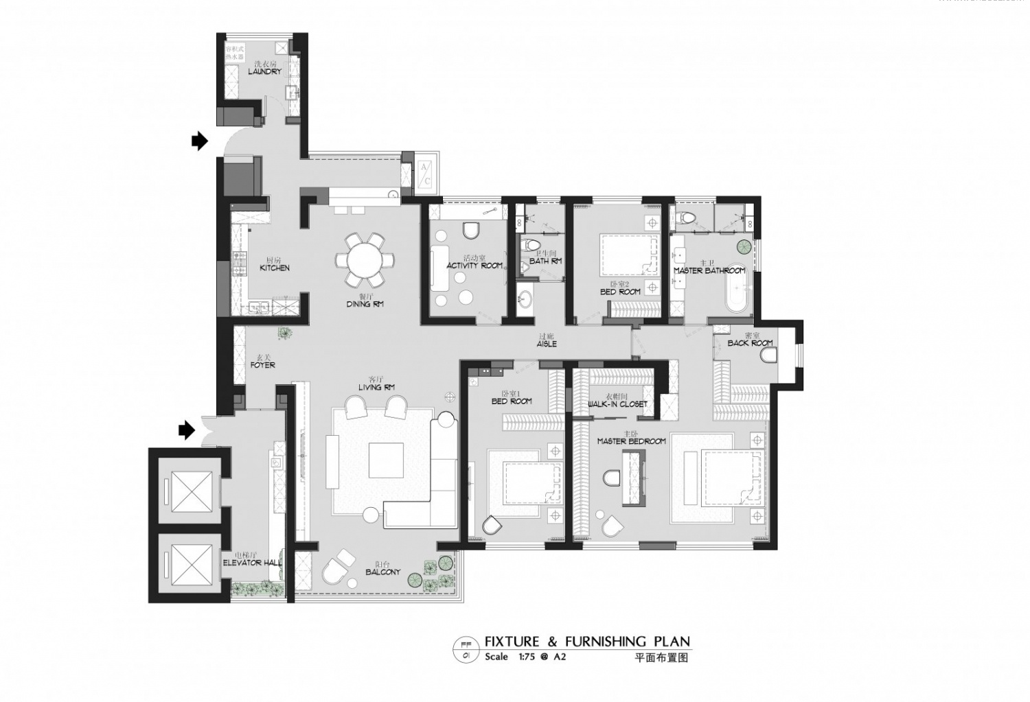 成都耕图设计丨平层丨耕图设计--初冬里的暖意-4
