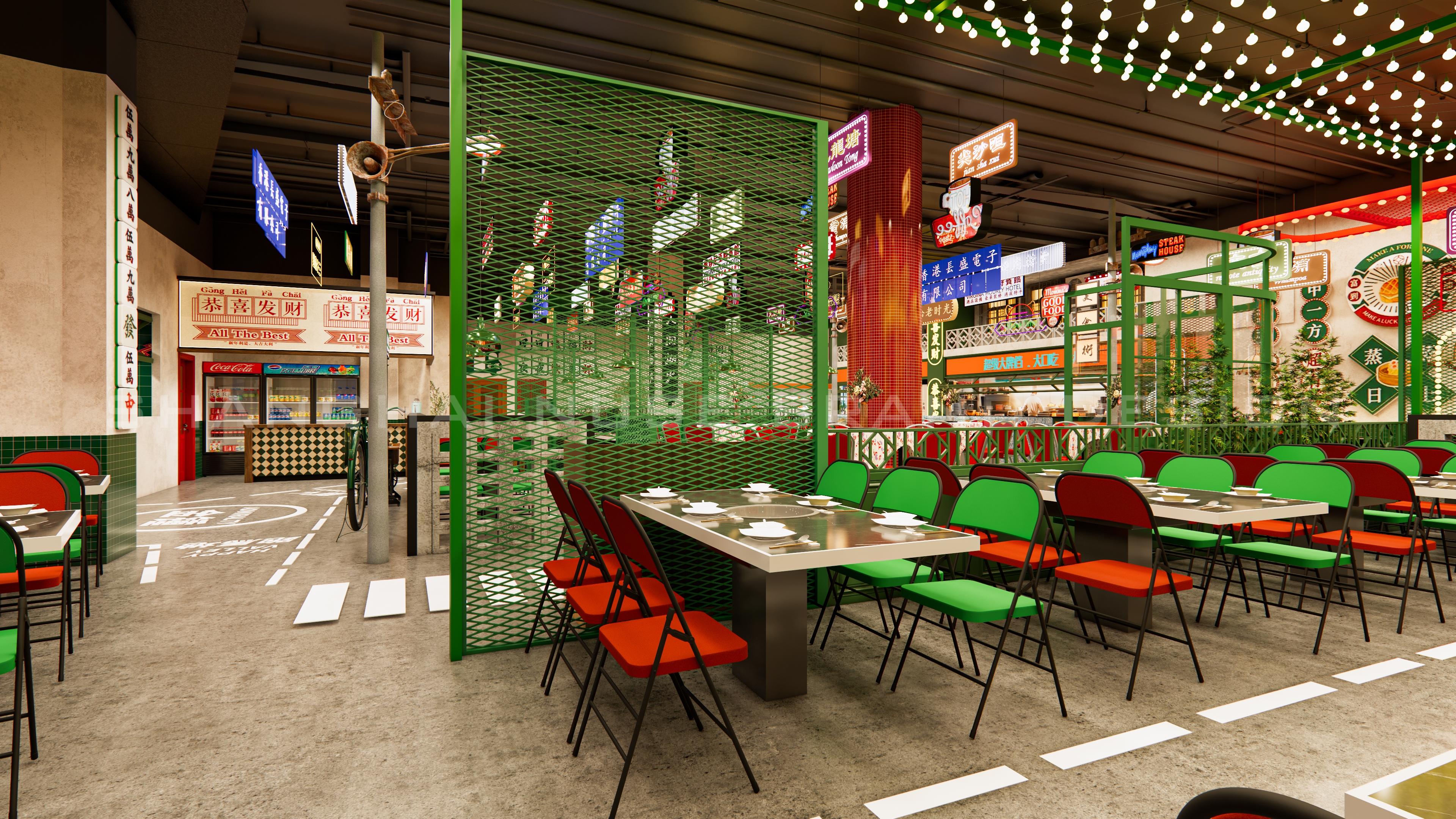 当大上海遇上香港旧时光:一间市井餐厅的复古文化狂欢丨木村空间设计有限公司-36