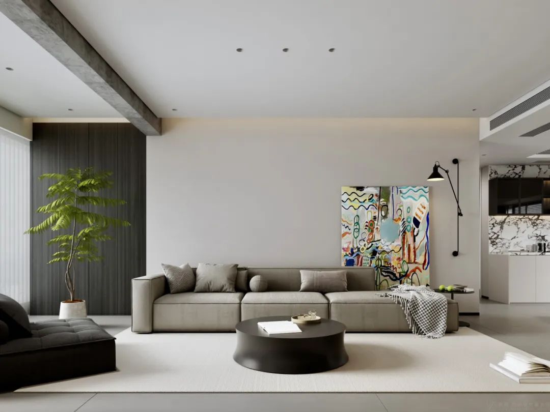 120㎡现代简约丨万锦棠湾丨中国湖南丨纵向·空间设计-6