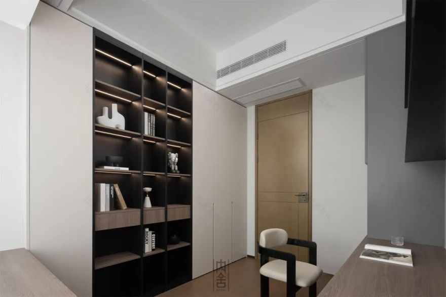 内舍软装丨168㎡意式轻奢风,通过局改规划空间,呈现更舒适的生活家!-40