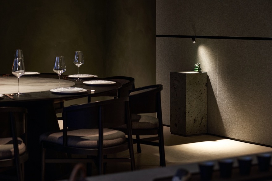 “照青苔”中餐厅丨中国杭州丨八荒设计团队-136