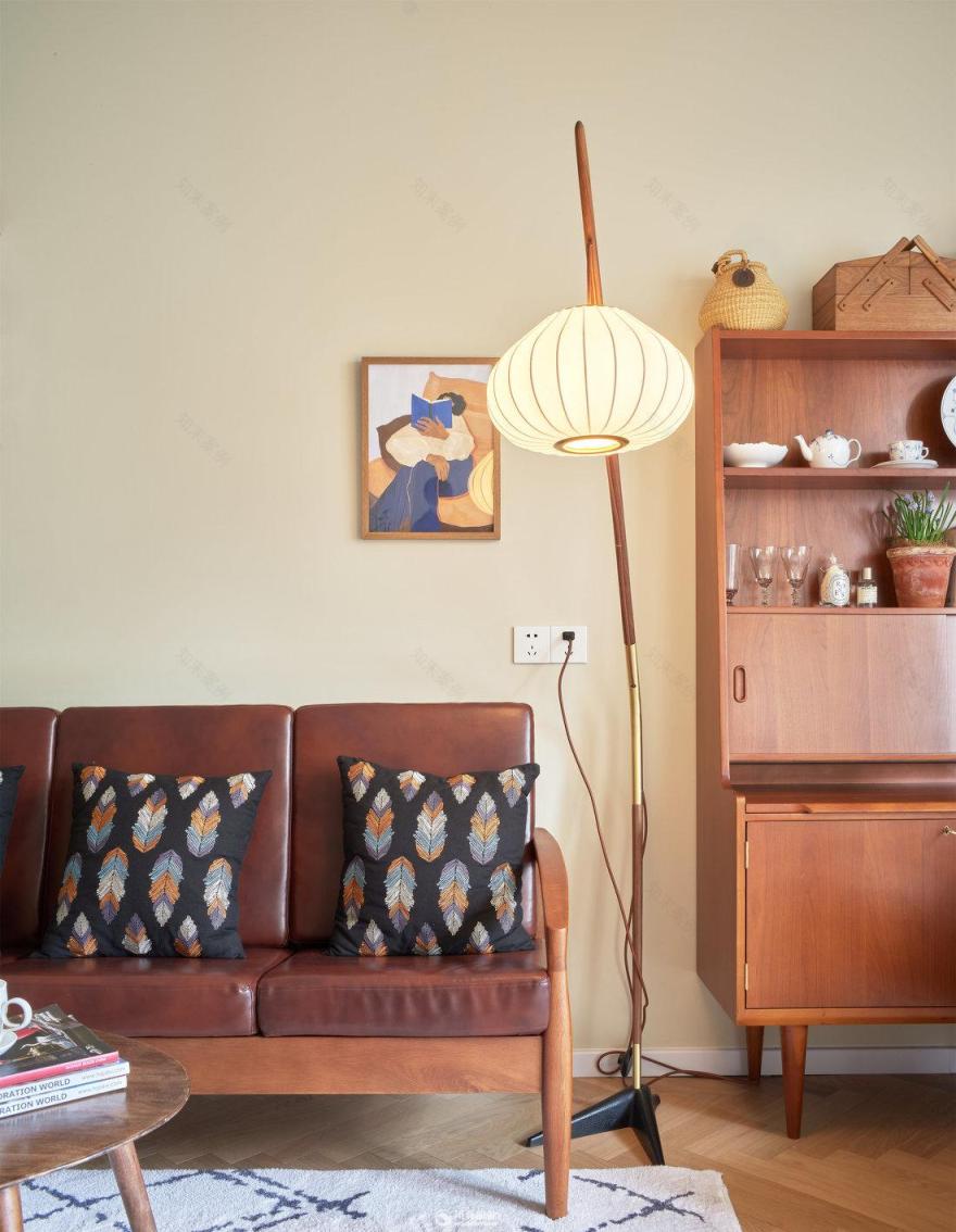 北欧中古风套间设计-8