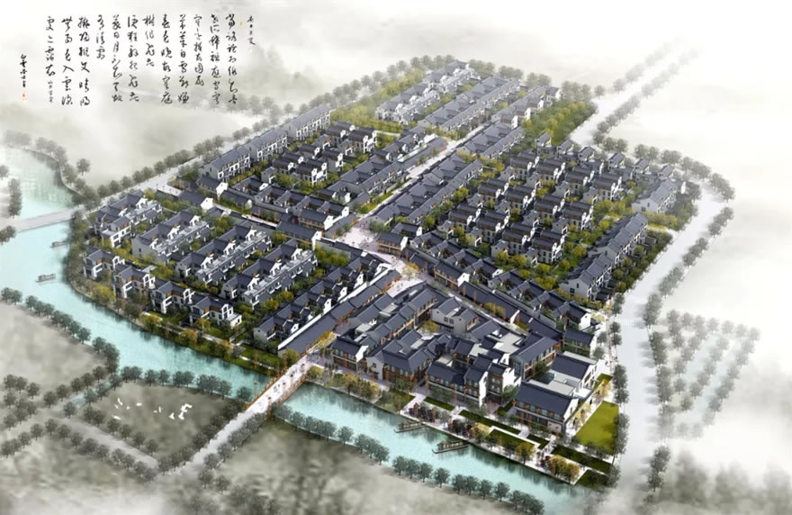 新港老镇 | 传统与现代共生的江南水乡古镇规划-32