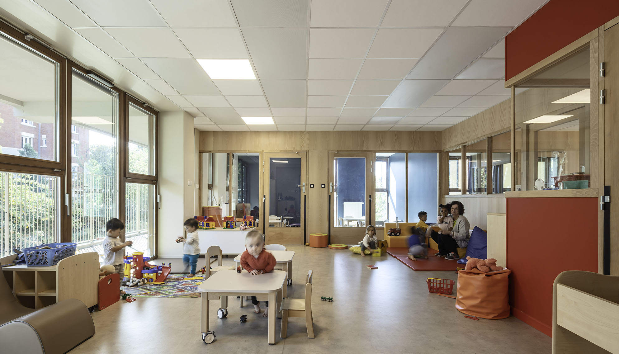 Ma· Jacob 托儿所丨法国巴黎丨Olivier Palatre architectes-19