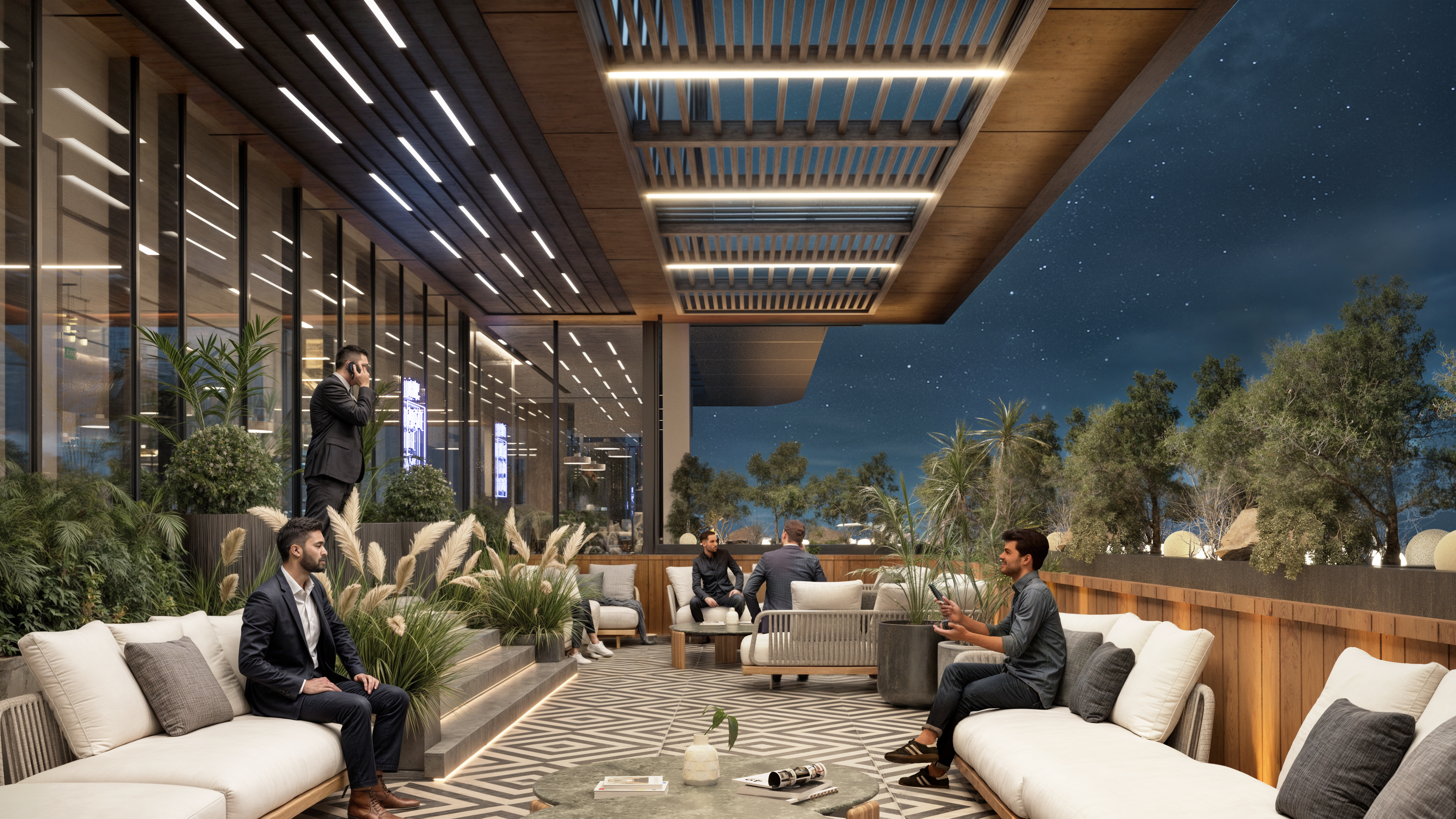 卢氏餐厅室内设计（注：Lu因缺乏更多背景信息，暂音译为卢氏，若有具体所指，可根据实际情况调整） 丨Horizons A.E.-13