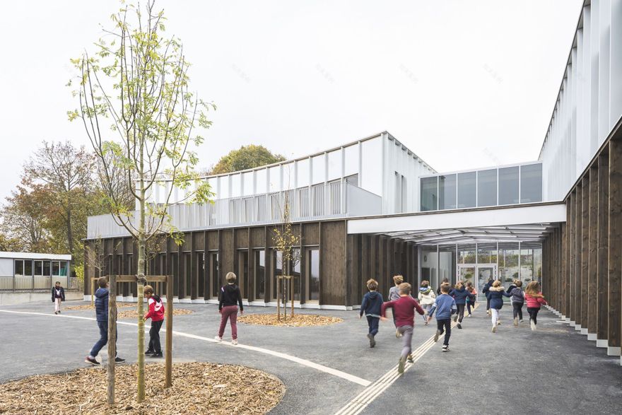 Les Violettes 学校综合体和娱乐中心丨法国丨HEMAA Architectes-41