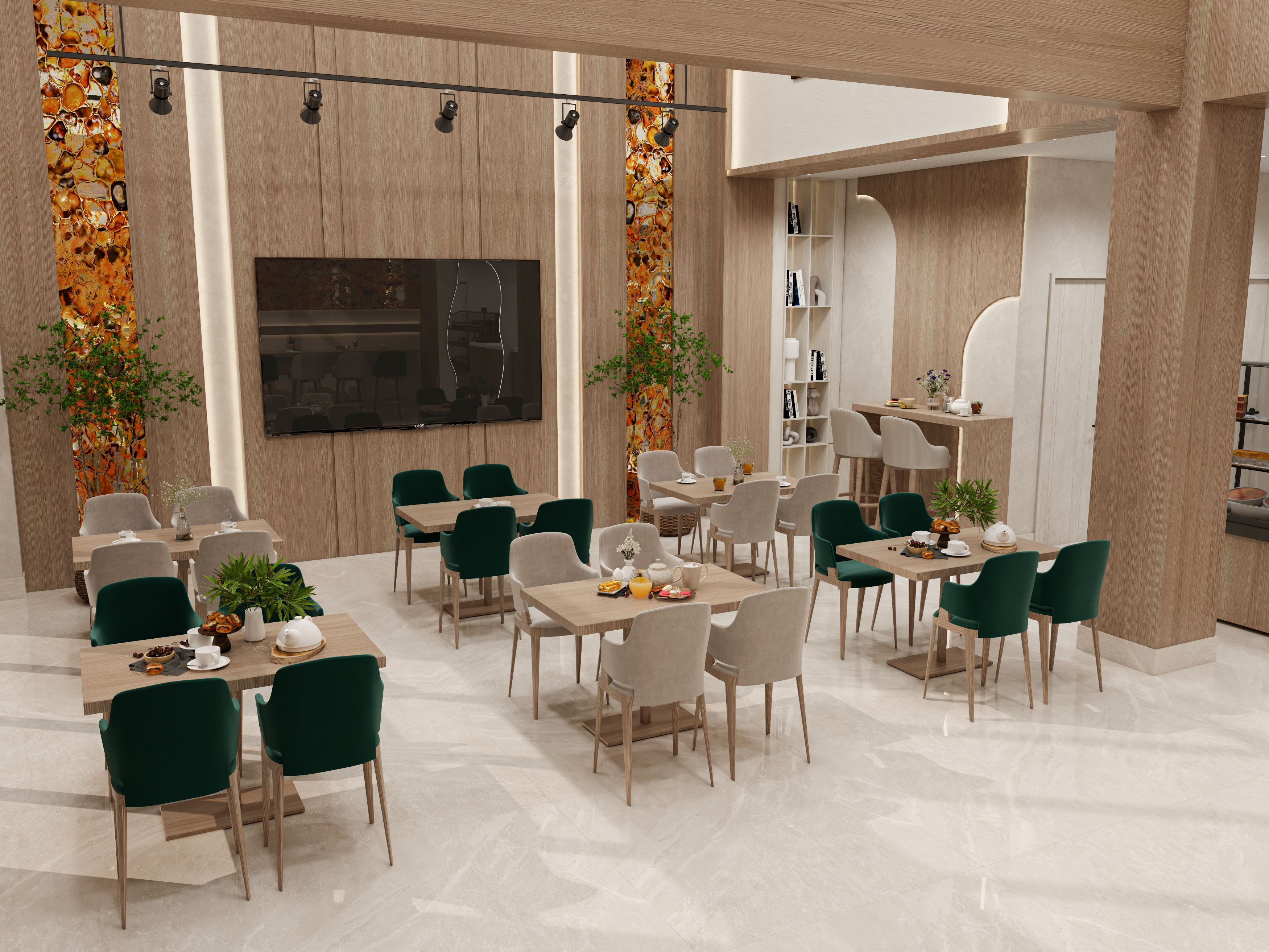 Coffee Shop Design In KSA.-9
