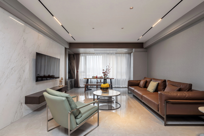 现代小筑 | 简约黑白灰，打造开阔视野的家-3