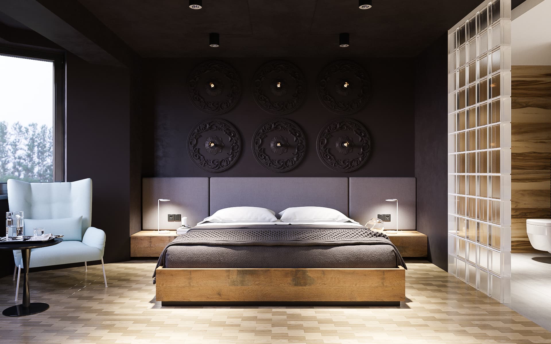 石墨色调的 loft 公寓设计项目丨白俄罗斯明斯克丨“Станза”工作室-26