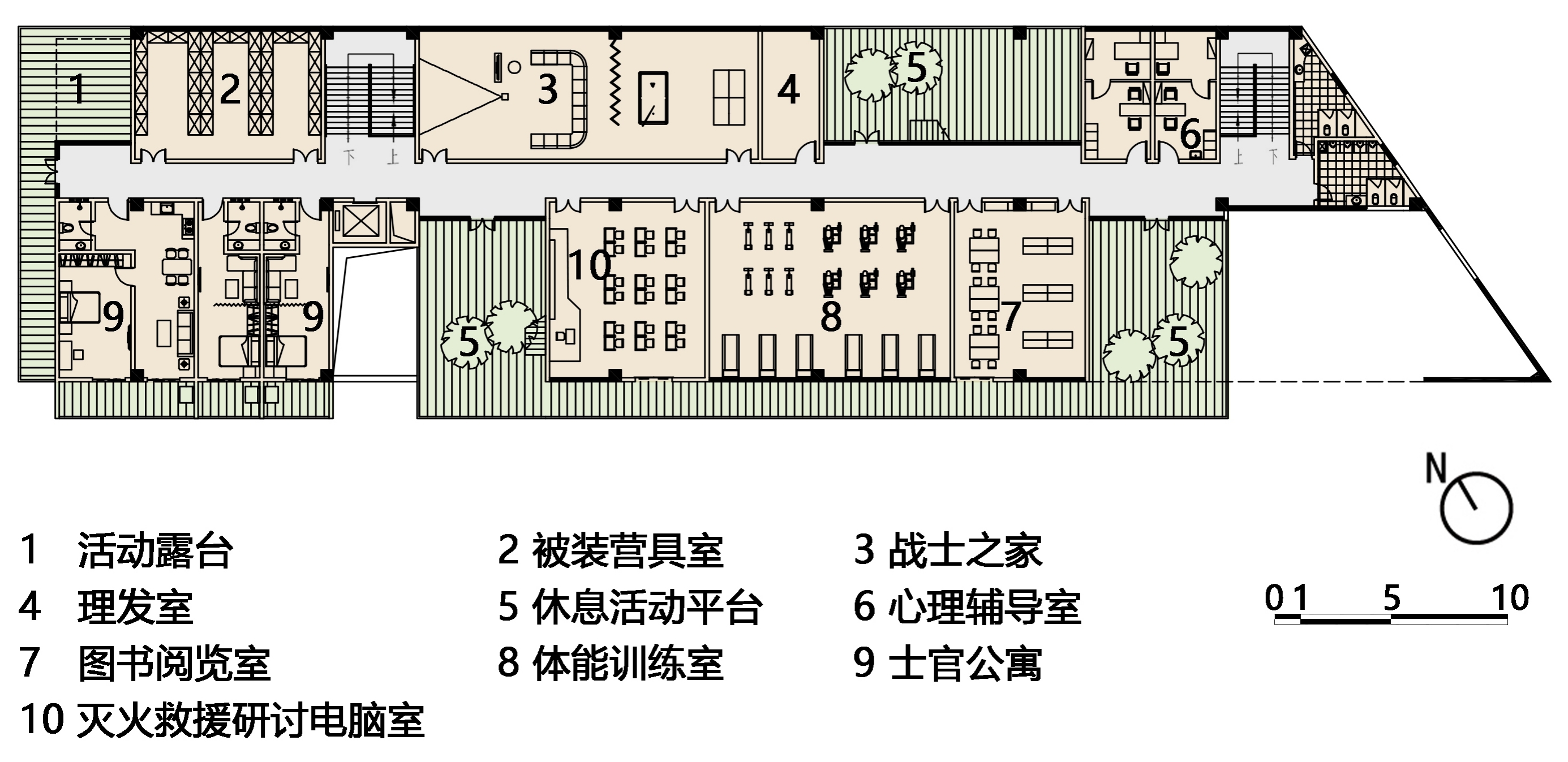 深圳龙东消防站 / 深大建筑设计院“钟中+钟波涛”工作室-23