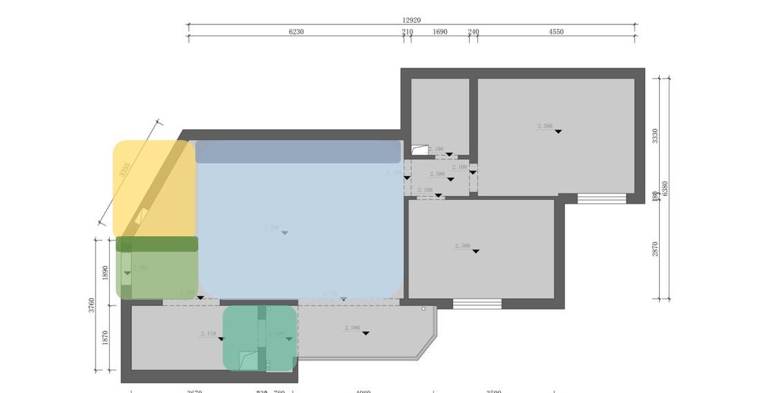 98㎡精装房逆袭记-19