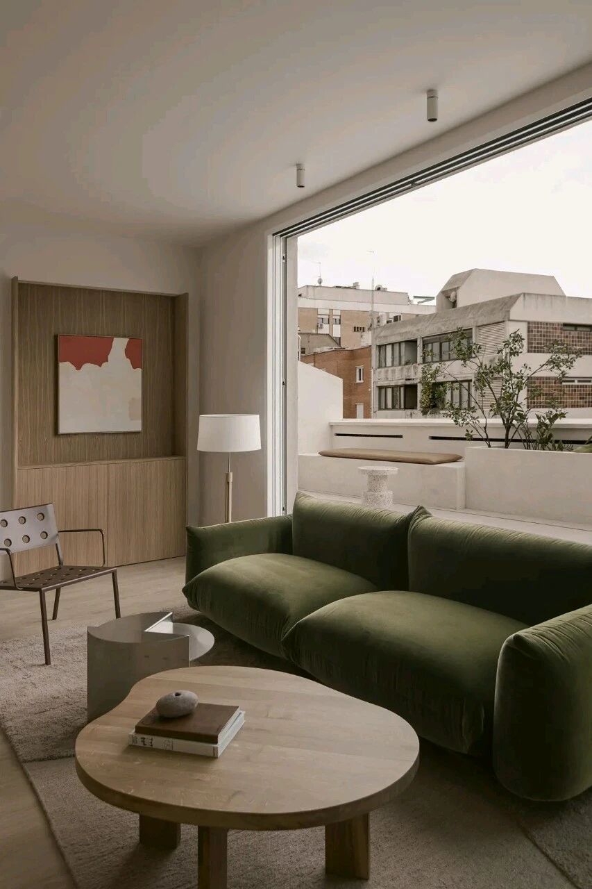 松弛感居所 马德里70年代公寓的空间重构美学丨De la Villa Studio-8