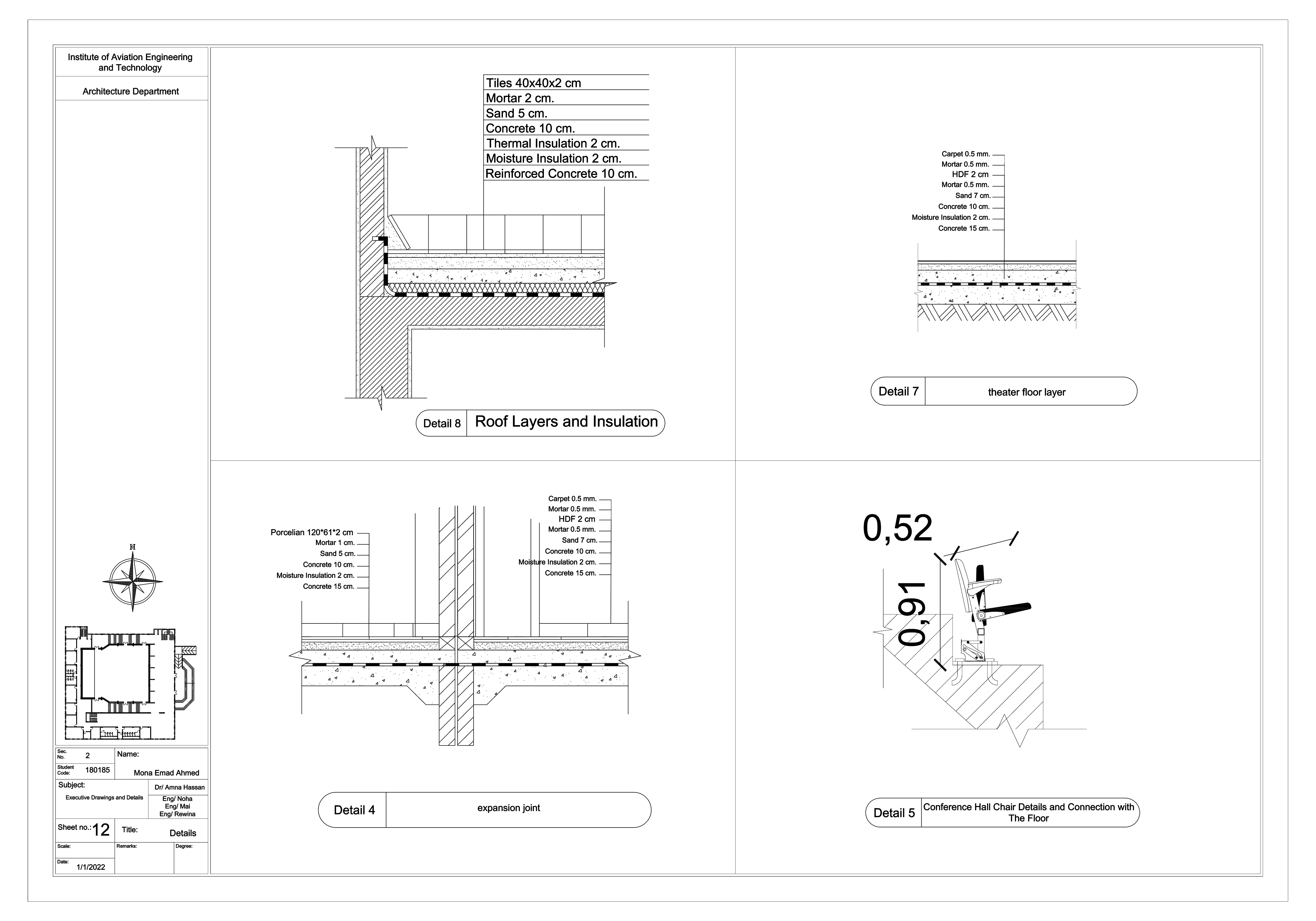 Theater Project " shop drawing "-12