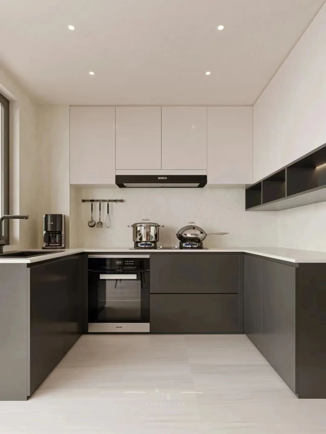 广州 178㎡现代奶油风大平层丨中国广州丨KUN SHANG DESIGN-38