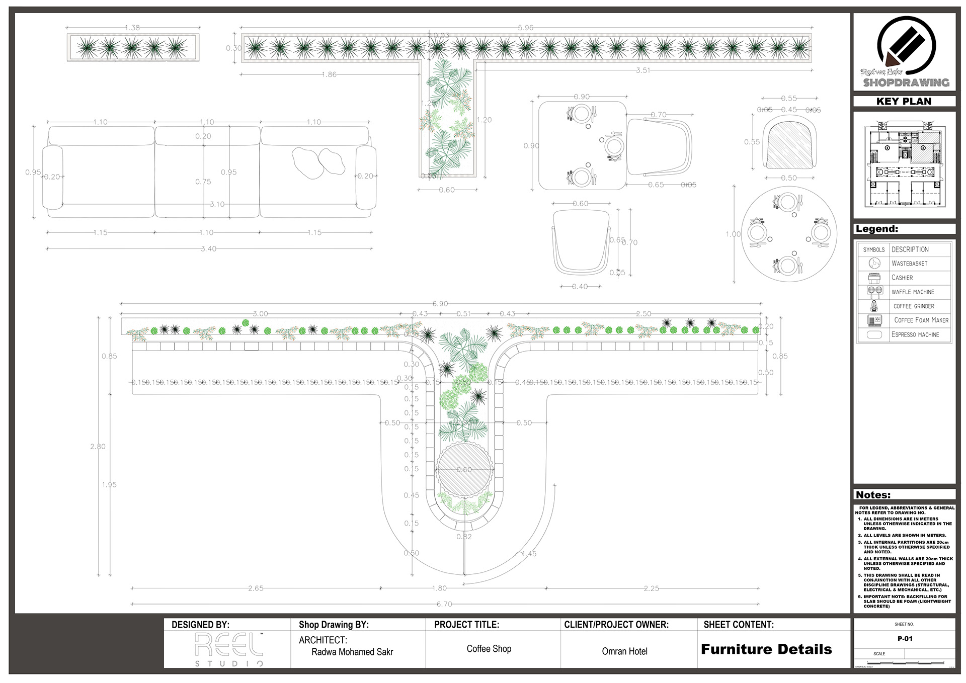 Shop Drawing For Coffe Shop-4