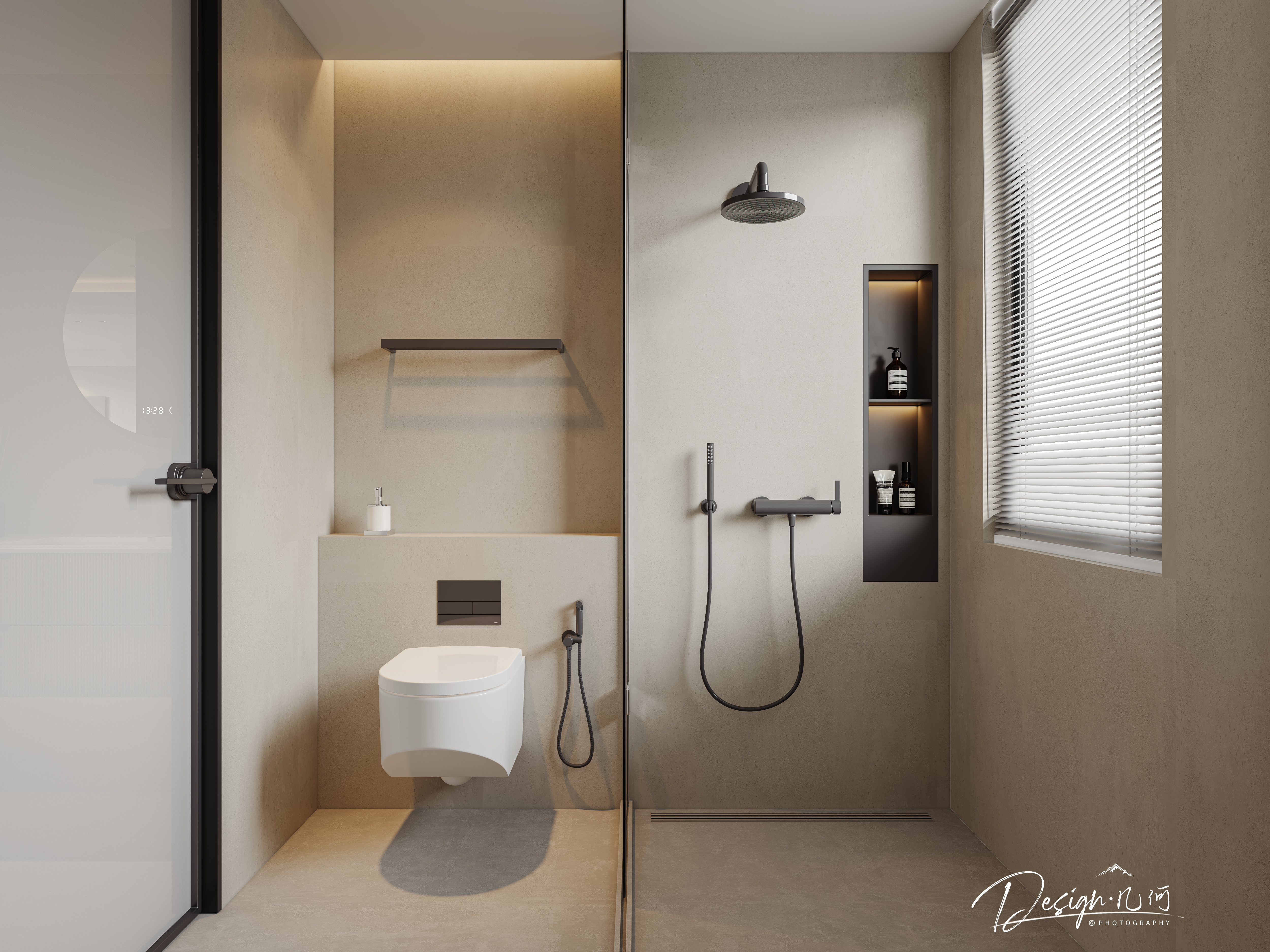 几何空间视觉表现 | 壹号府邸侘寂风-4