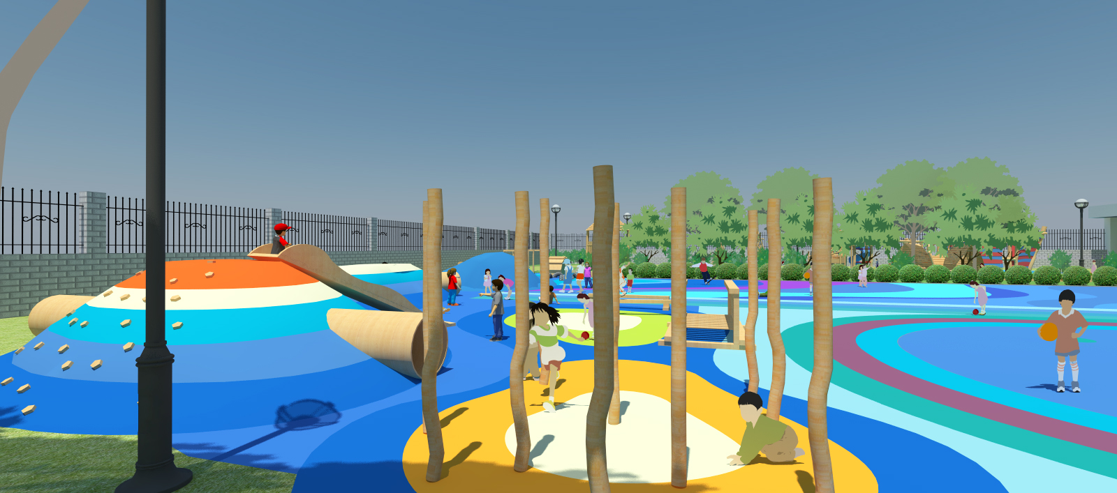 幼儿园户外操场设计-14