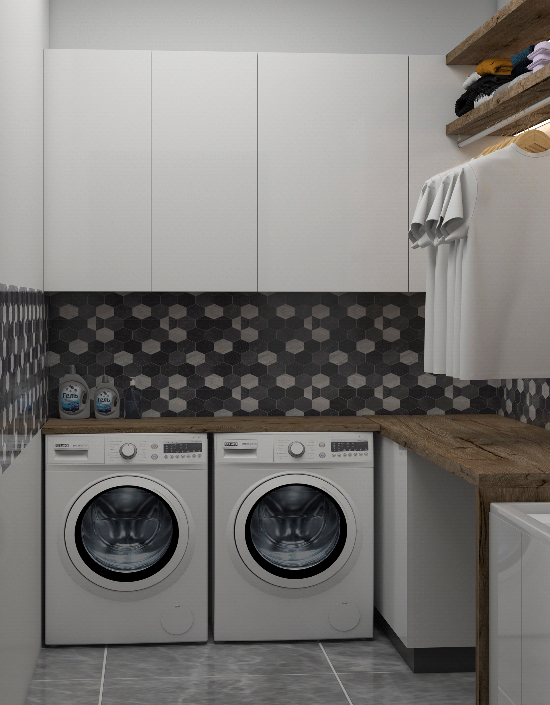 Modern Kitchen & Laundry-6