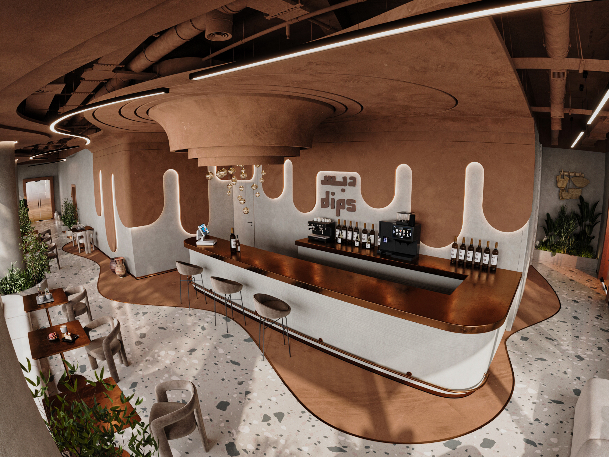 dips café 主分支店重新设计丨阿联酋迪拜丨arch. Ammar Nasser-6