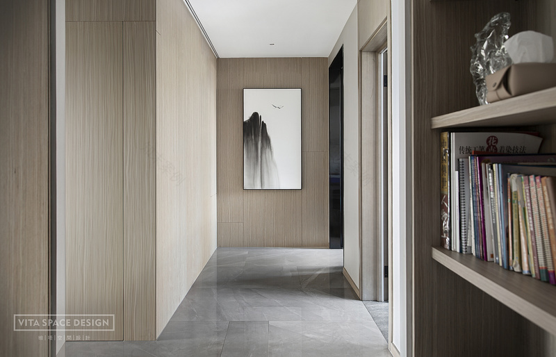 《至简至素,自然和谐共生》新天鹅堡二期270㎡,新中式风格-7