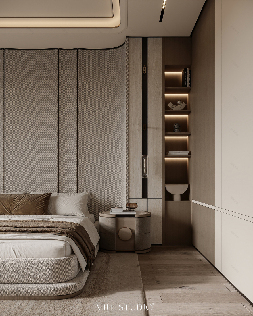 MINIMAL LUXURY MASTER BEDROOM DESIGN | KSA-11