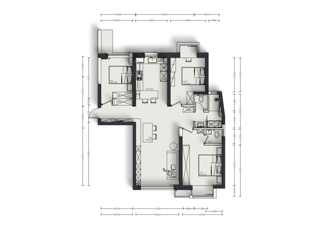 在建方案I金陵湾124㎡-10