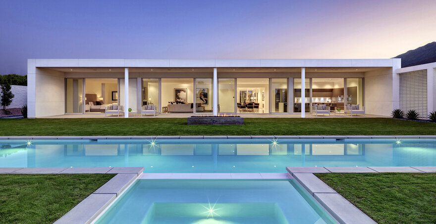 Linea Residence Featuring Minimal Lines and Walls of Glass-1