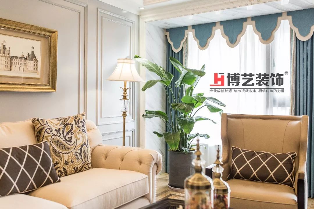 万达华府 140㎡美式轻奢家居，精致优雅的“绮梦”-13