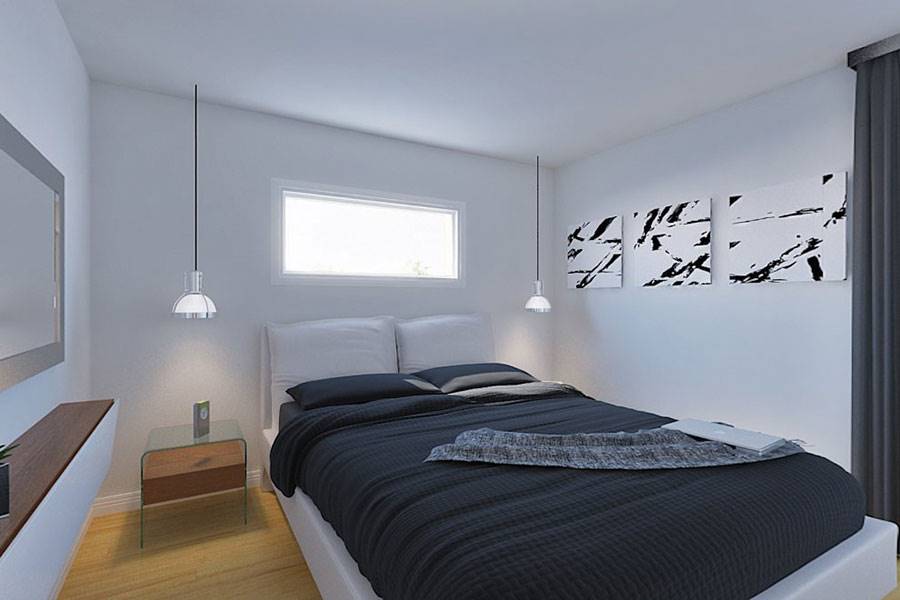 Plan 9838四居室当代住宅方案-6