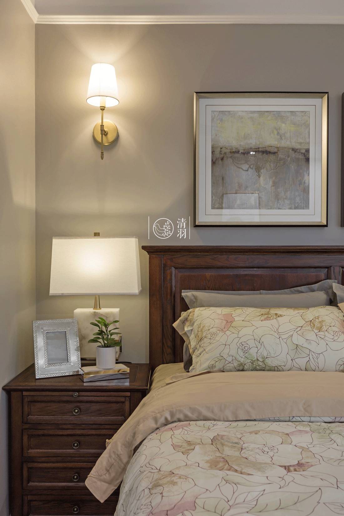 优雅知性，成都 180 平米美式四居室设计-64