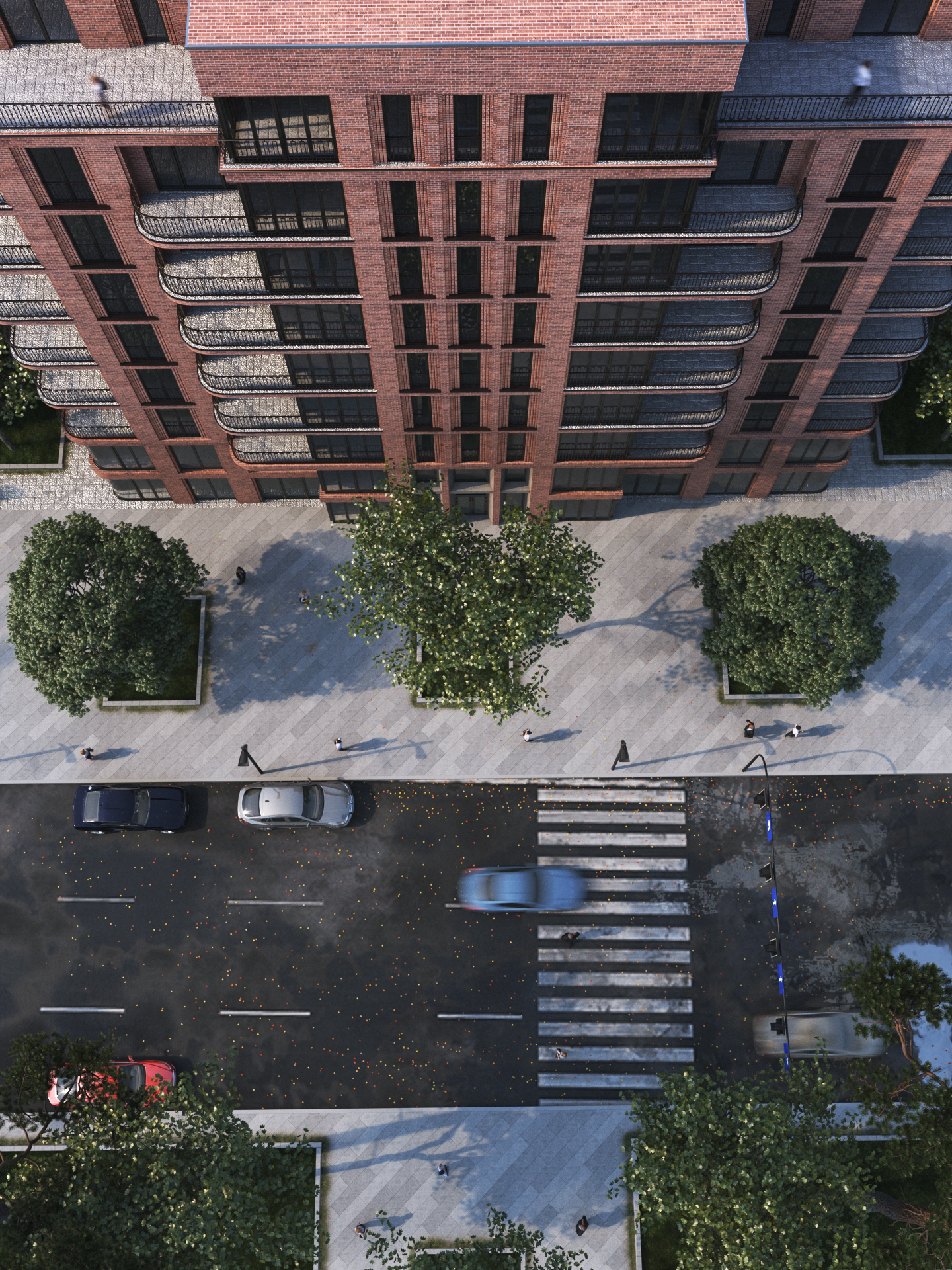 公寓建筑可视化丨英国格拉斯哥-11