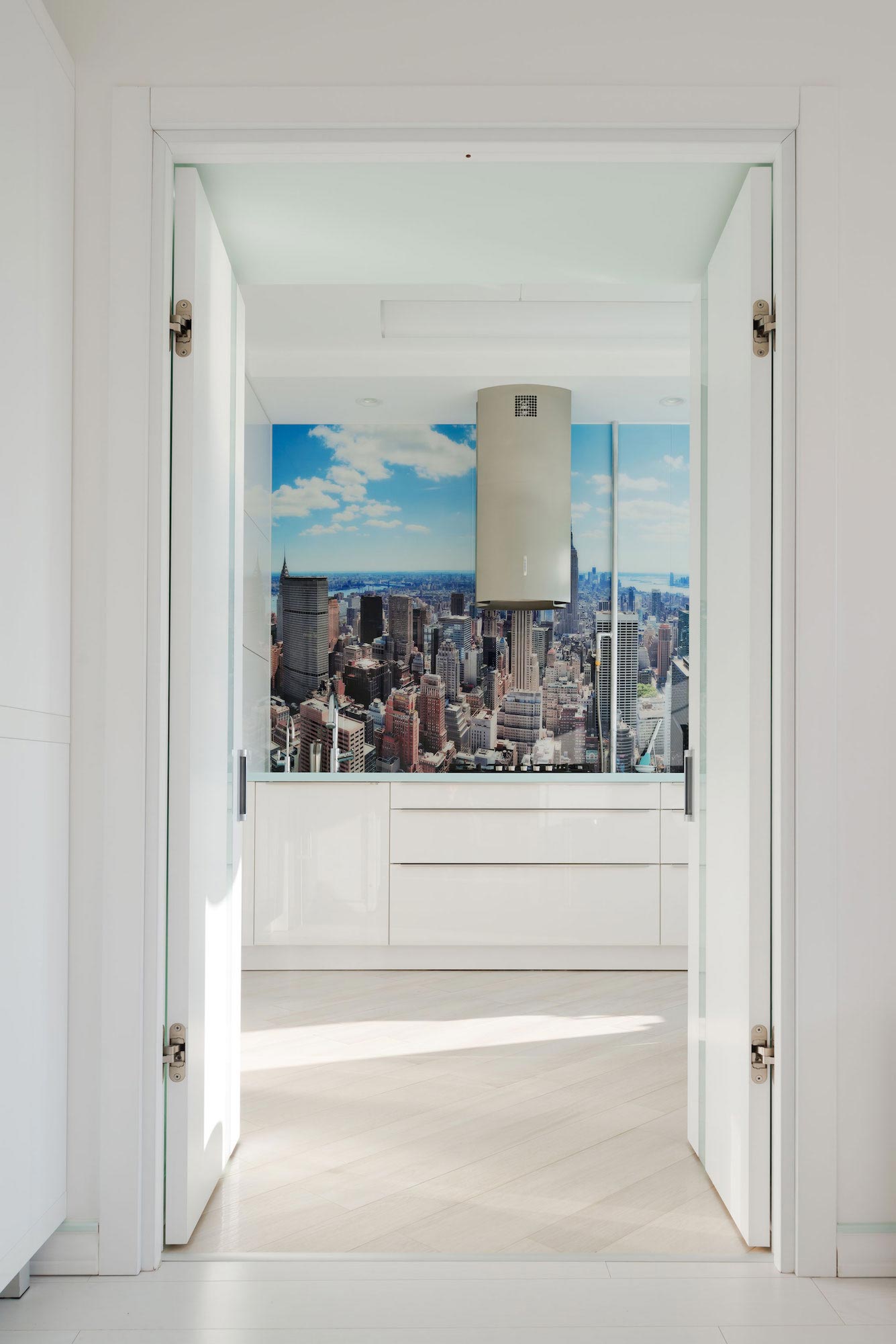 莫斯科 130 平米现代全白公寓——温馨舒适的双重功能空间-14