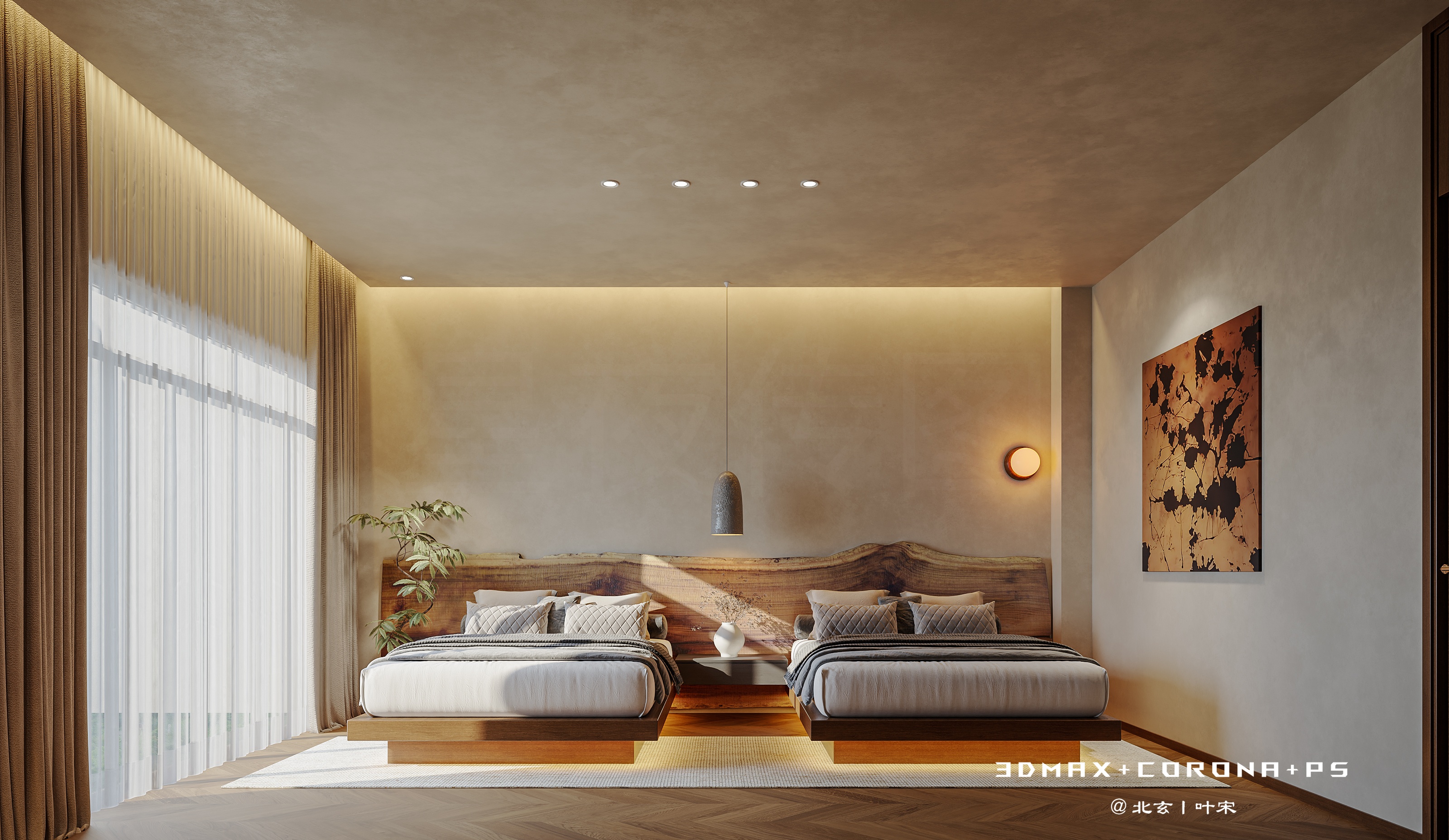 民宿设计｜茶田乡野间的避世民宿-10