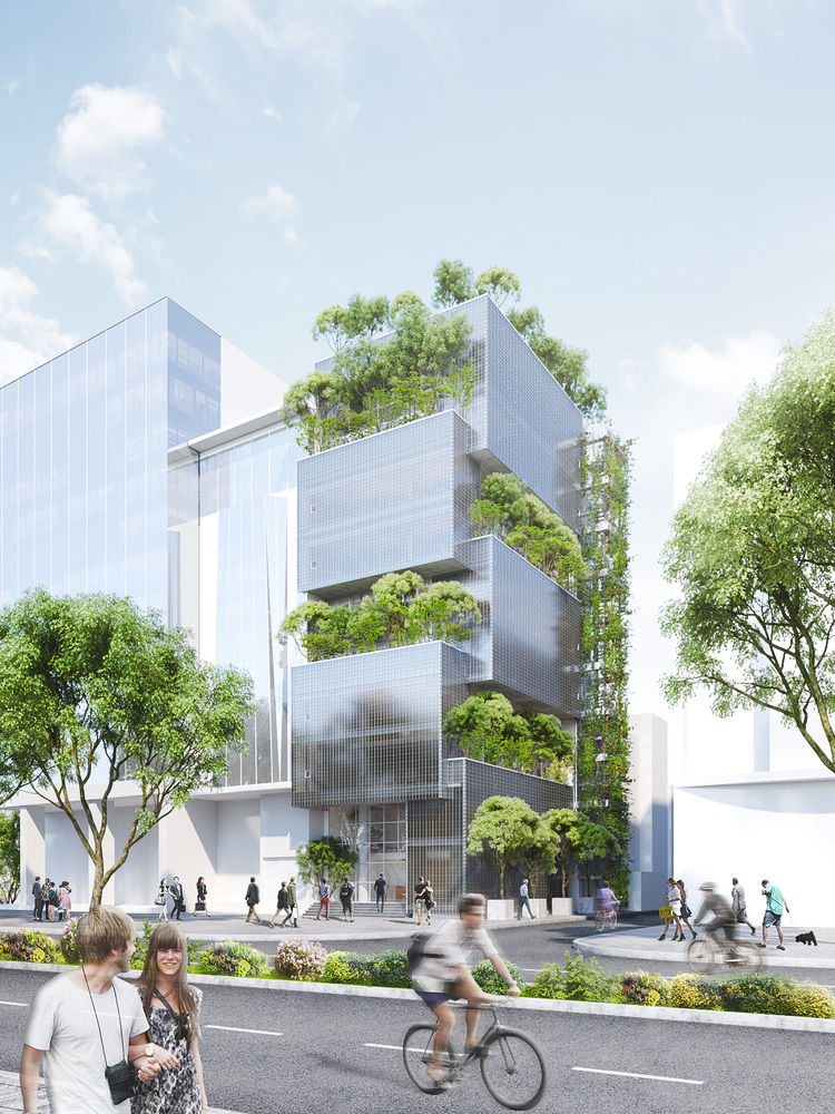 VTN Architects Design Stacked Glass Block Headquarters in Ho Chi Minh City-0