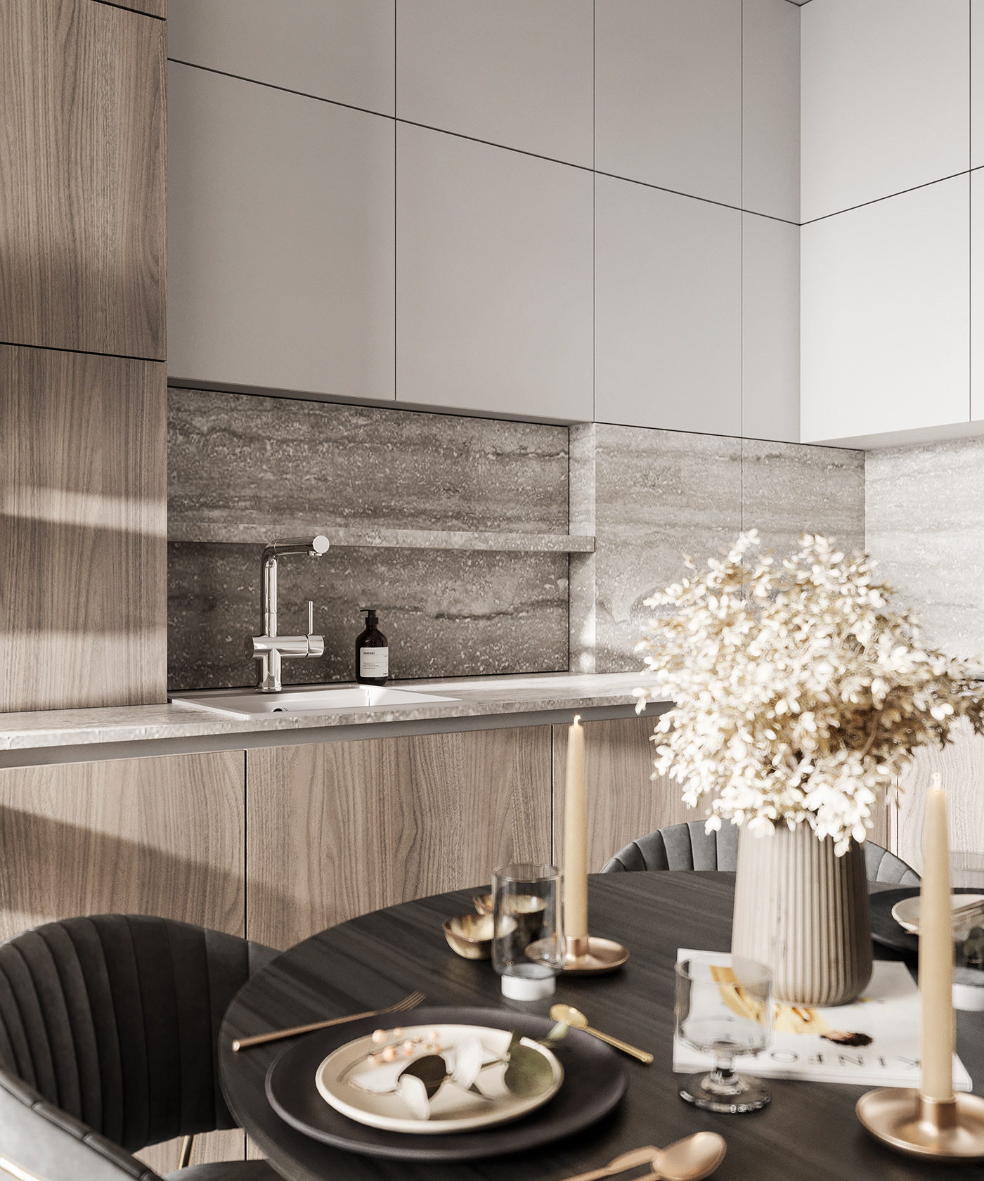 简洁而优雅的现代公寓-6