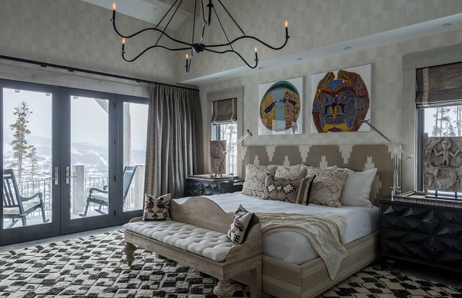 现代卧室的新乡村风室内设计丨Locati Architects和Cashmere Interior-5