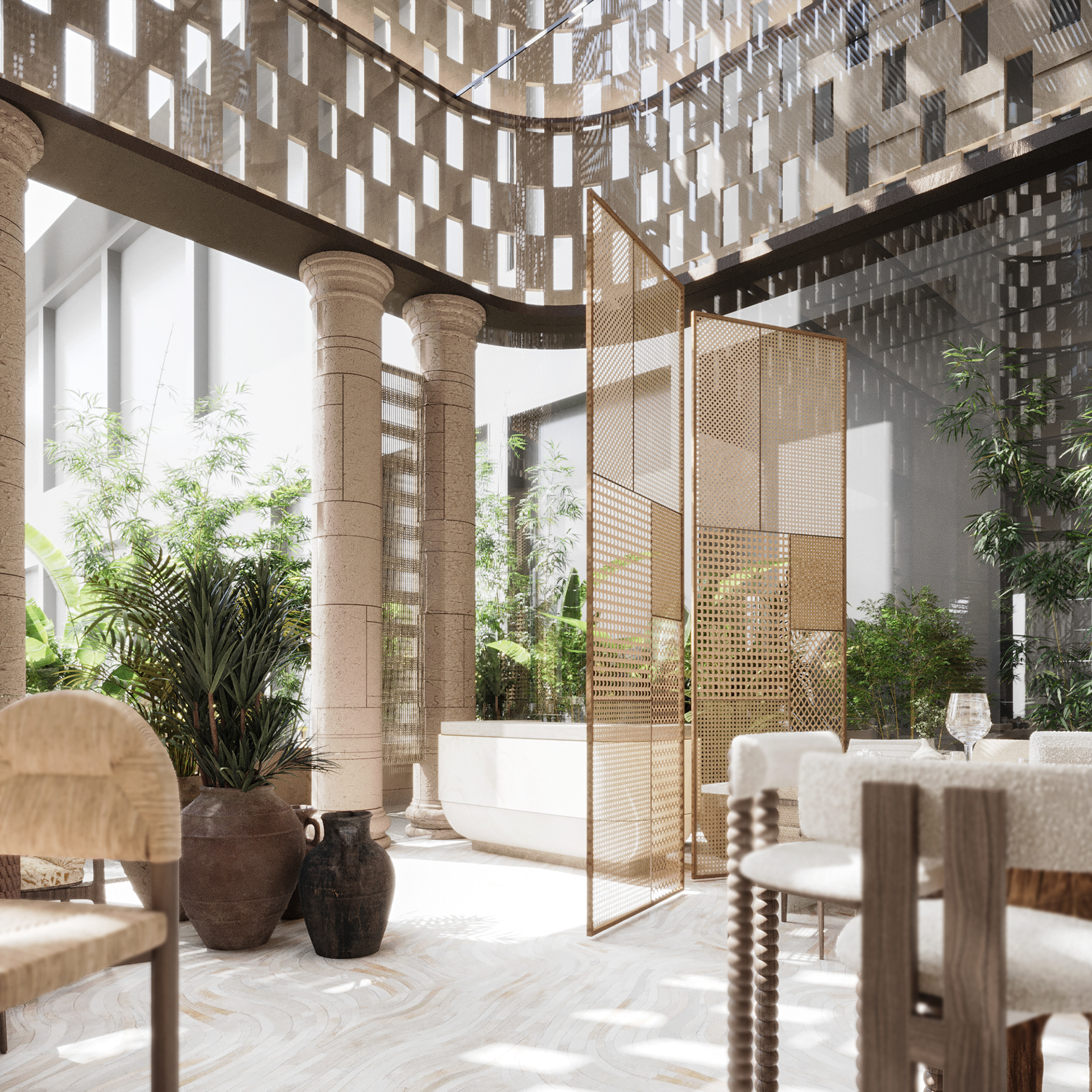椰子别墅餐厅丨United Arab EmiratesDubai丨Alchemy,MF and associates-17