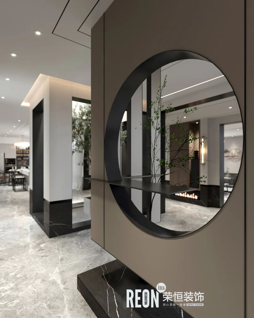 新黄浦花园 860㎡新中式风,演绎古风新魅力-13