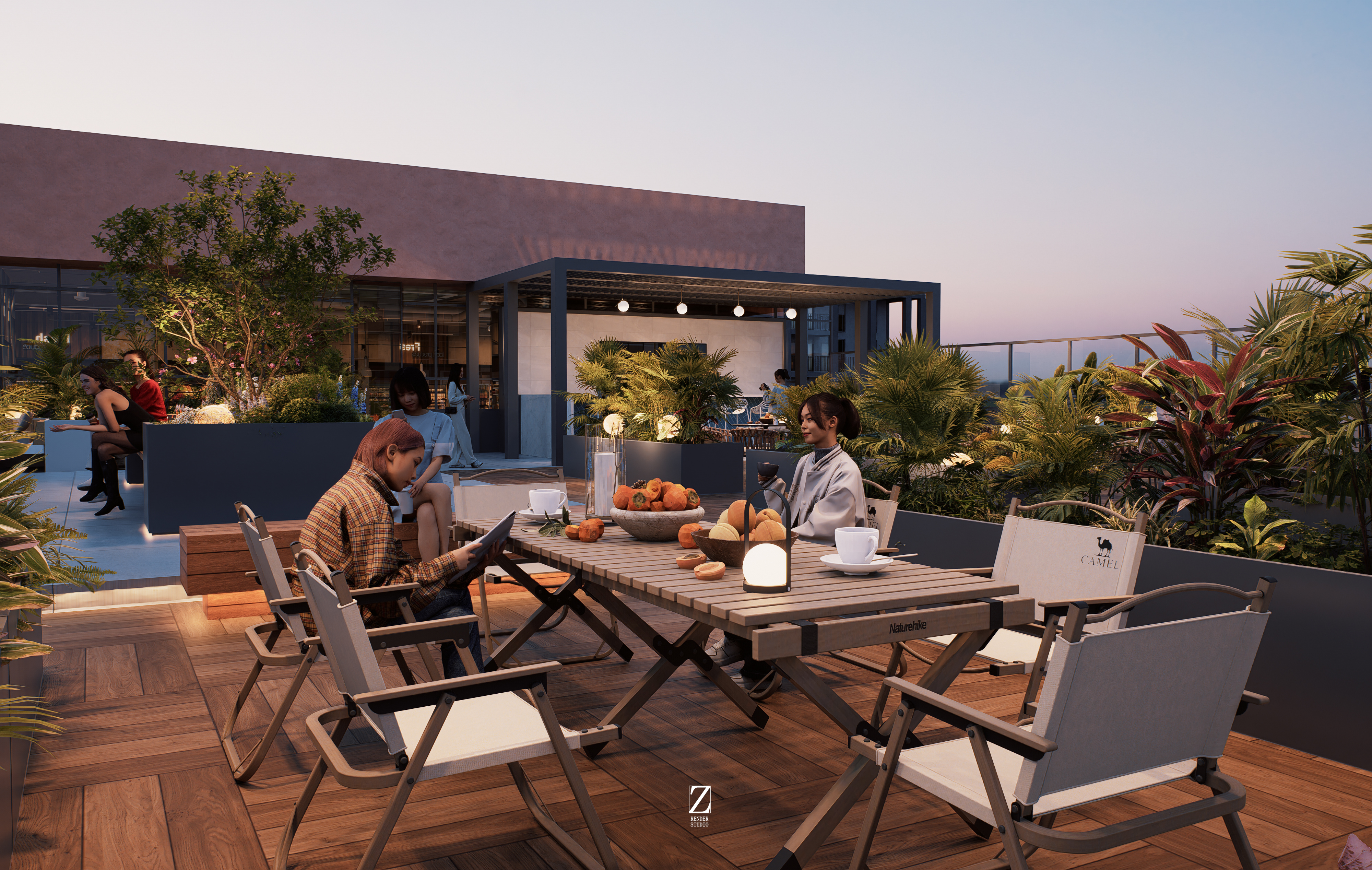 庭院方案草图＋d5渲染-8