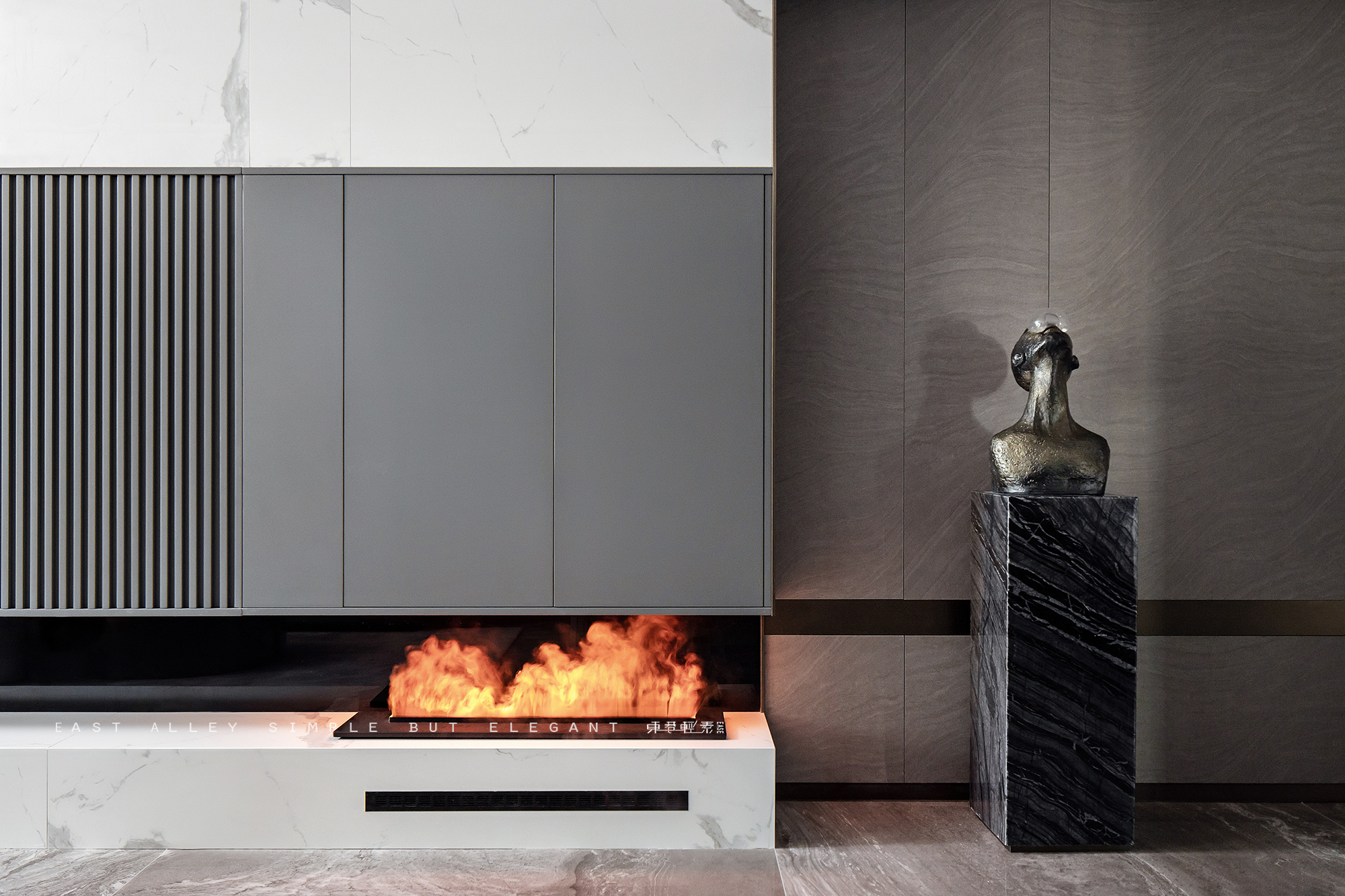 EASE 东巷轻素 |山水江南样板间:三米八深蓝-32