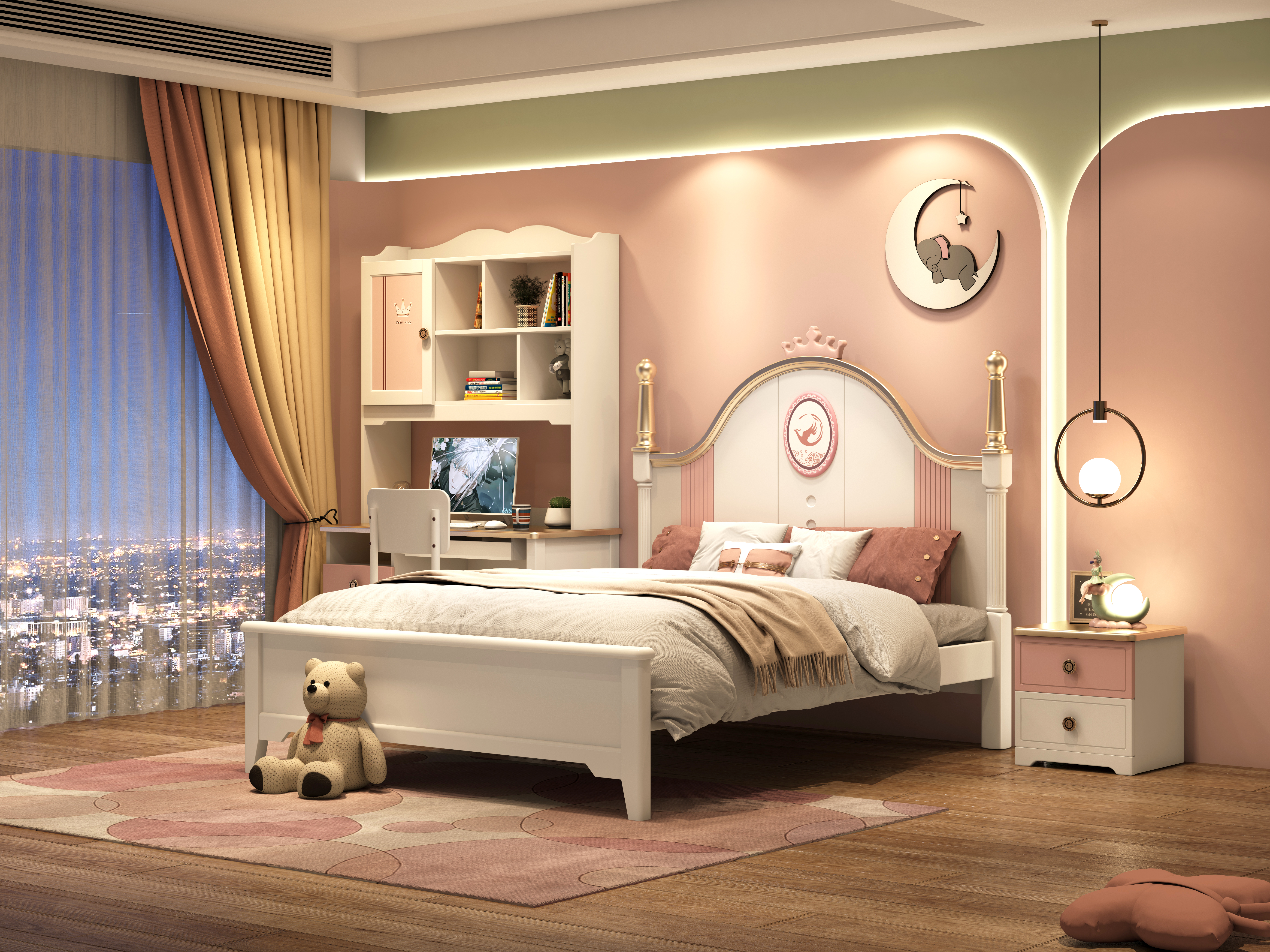 电商家具渲染儿童房间-6