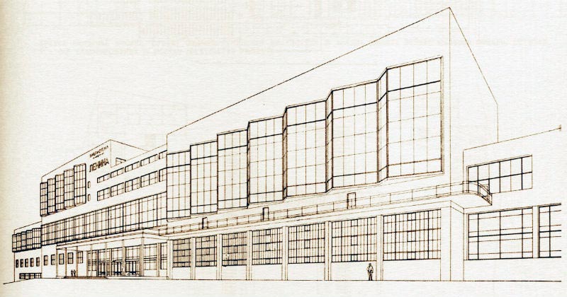 苏联国立列宁图书馆新楼设计丨俄罗斯莫斯科丨维斯宁兄弟,A.V.舒塞夫,V.A.舒科等-45