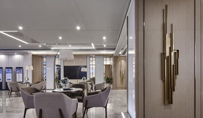 重庆融创春晖十里售楼部样板房 | 现代东方美学融合之作-23