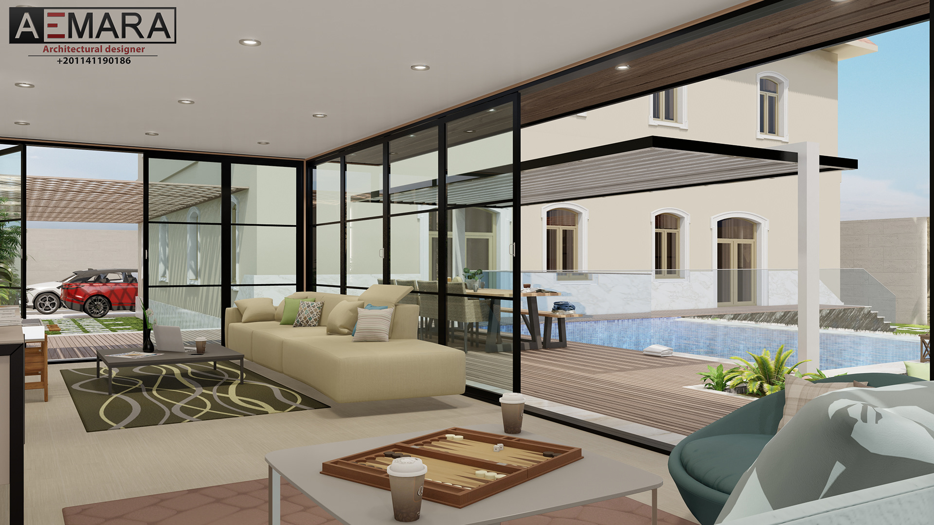 私人花园设计丨阿联酋丨AbdAllah Emara & Mohamed Emad-12