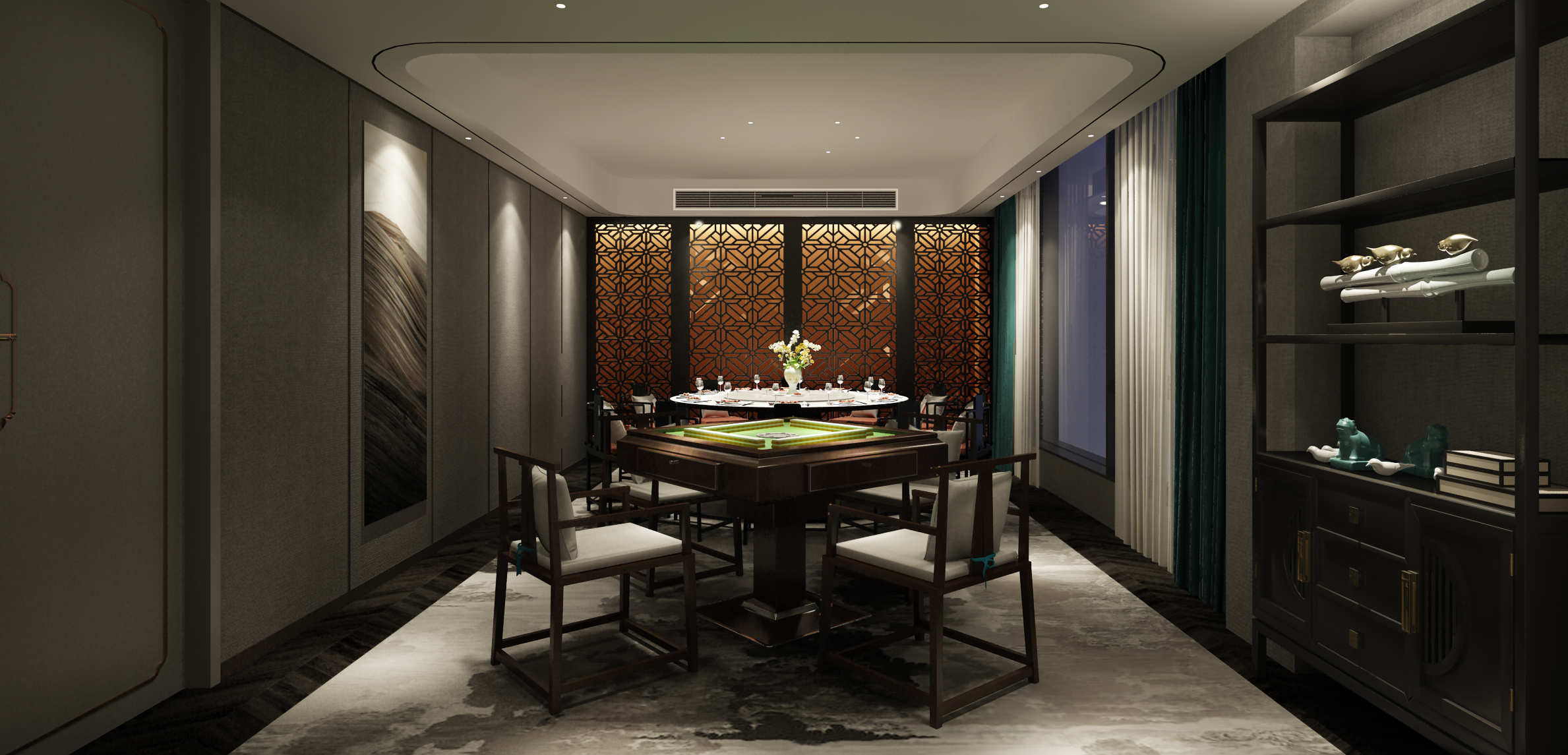 万福宴中餐厅丨中国芜湖丨五度空间设计（上海）有限公司-17