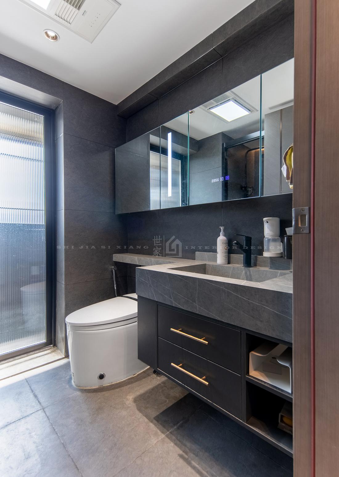 现代轻奢四居室装修设计-66