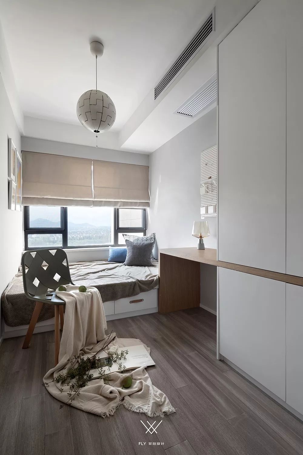 87 平三口之家，阳台变客厅，餐厨全开放，小家也能显得无限大-73